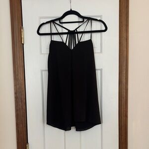 Express Black Strappy Tank Top